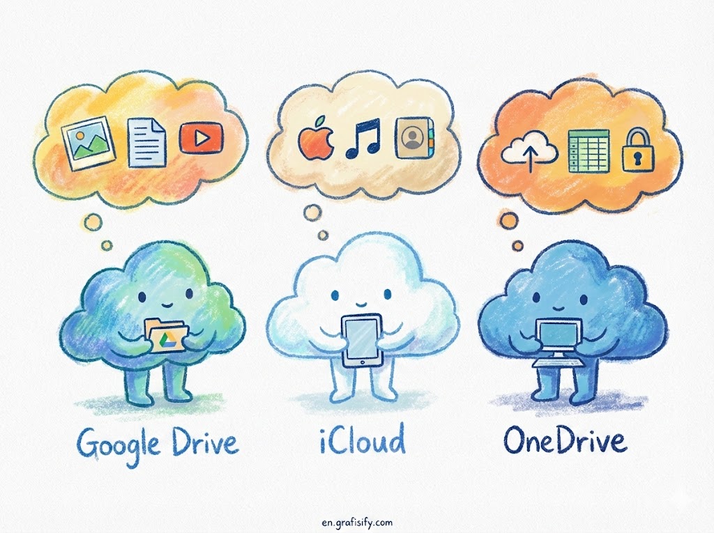 7 Critical Factors in the Ultimate Cloud Storage Comparison: Google Drive vs iCloud vs OneDrive