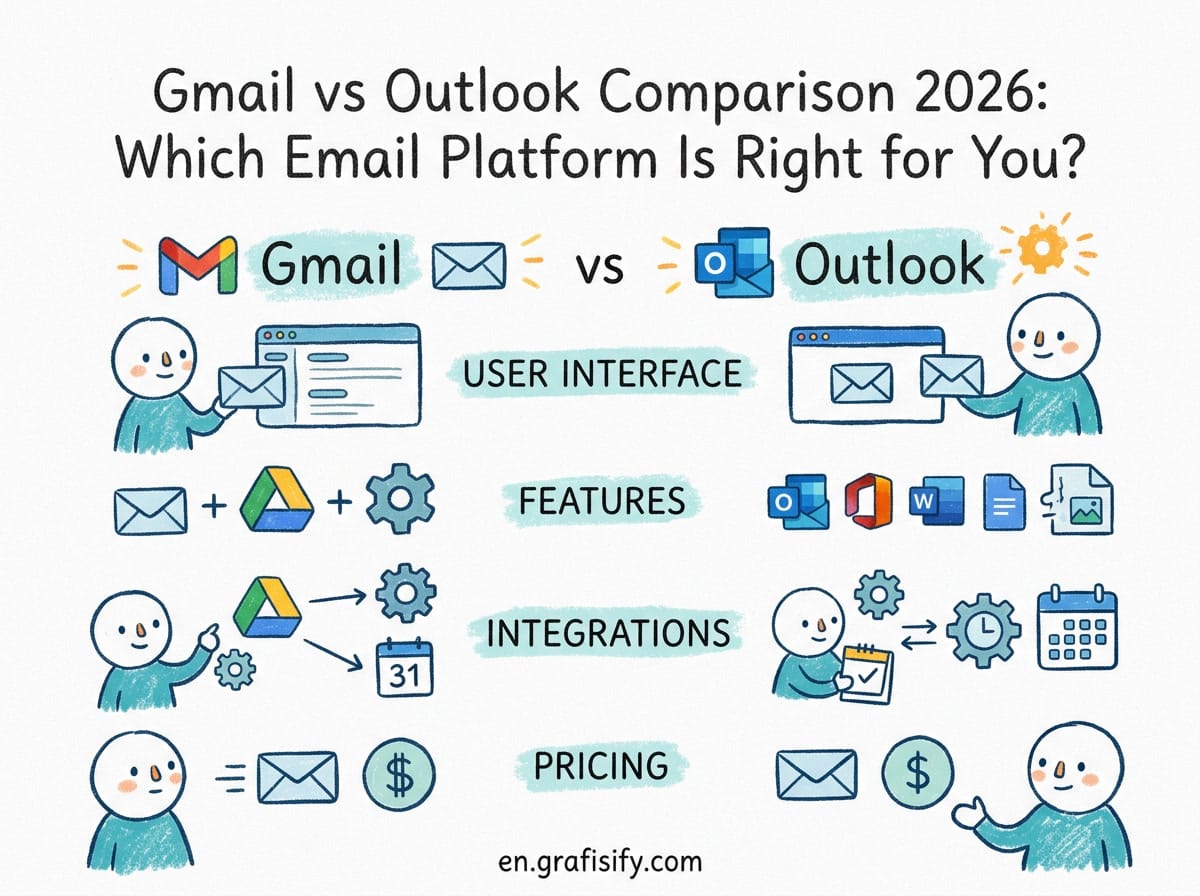 Gmail vs Outlook Comparison 2026: Which Email Platform Is Right for You?
