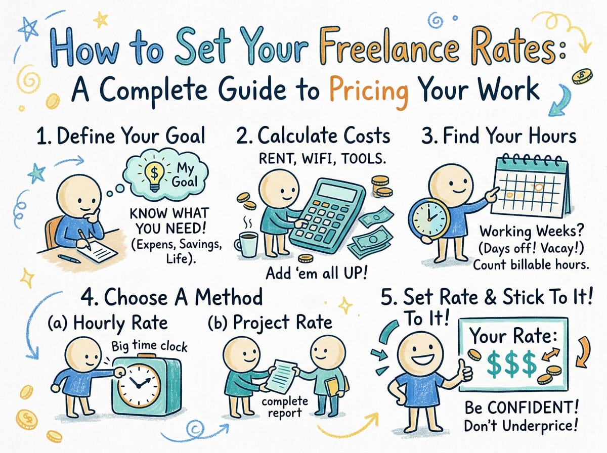 How to Set Your Freelance Rates: A Complete Guide to Pricing Your Work