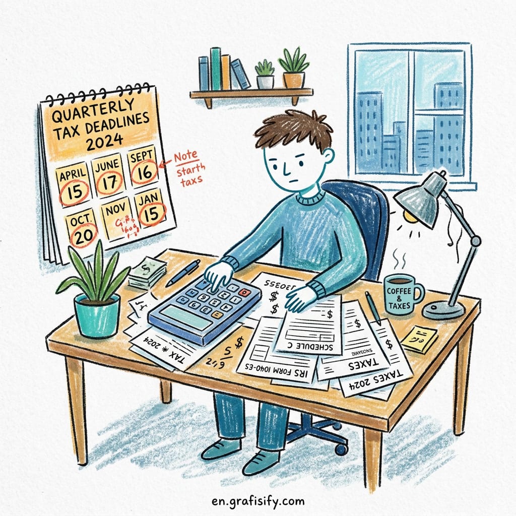 quarterly estimated taxes freelancers guide
